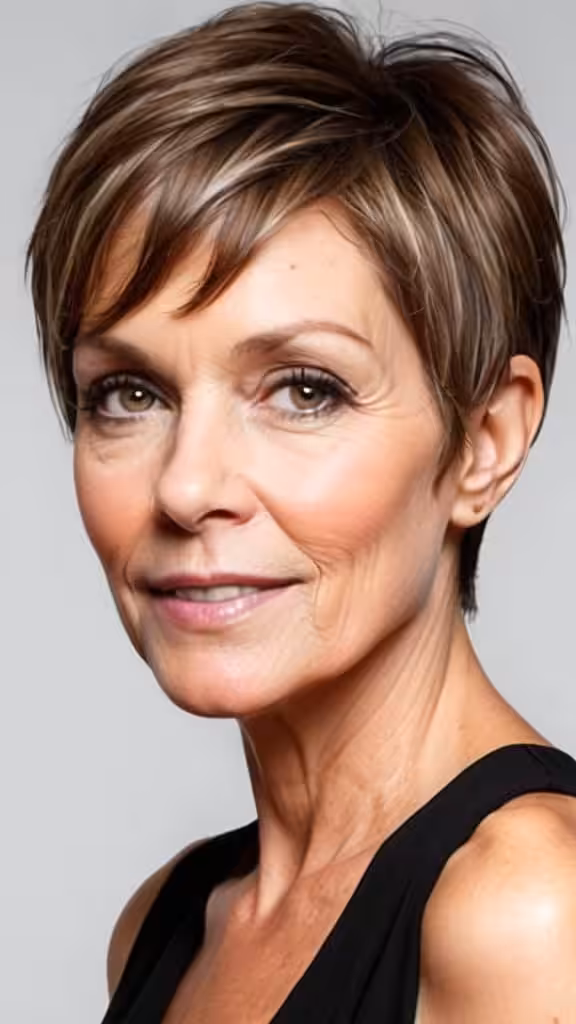Flat Pixie Cut