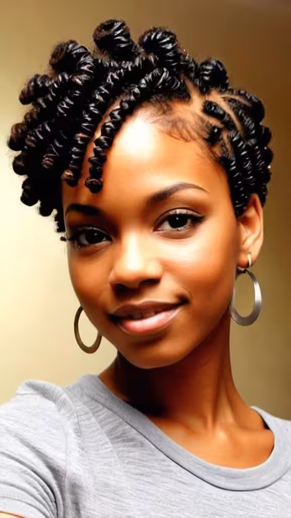 Flat Twist with Twist-Out