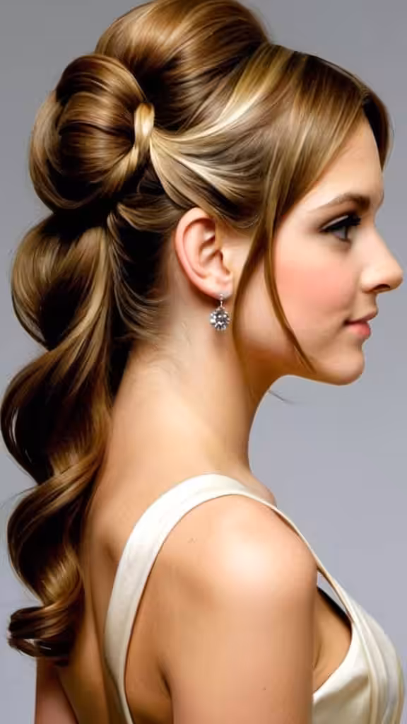 French Twist Prom Style