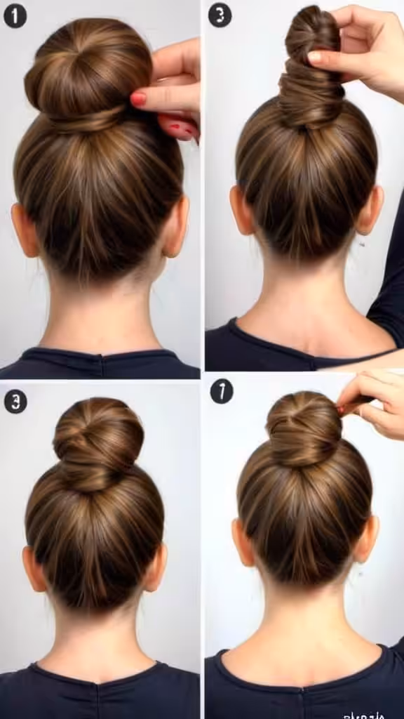French Twisted Bun