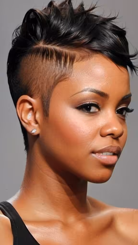 Front Mohawk Haircut