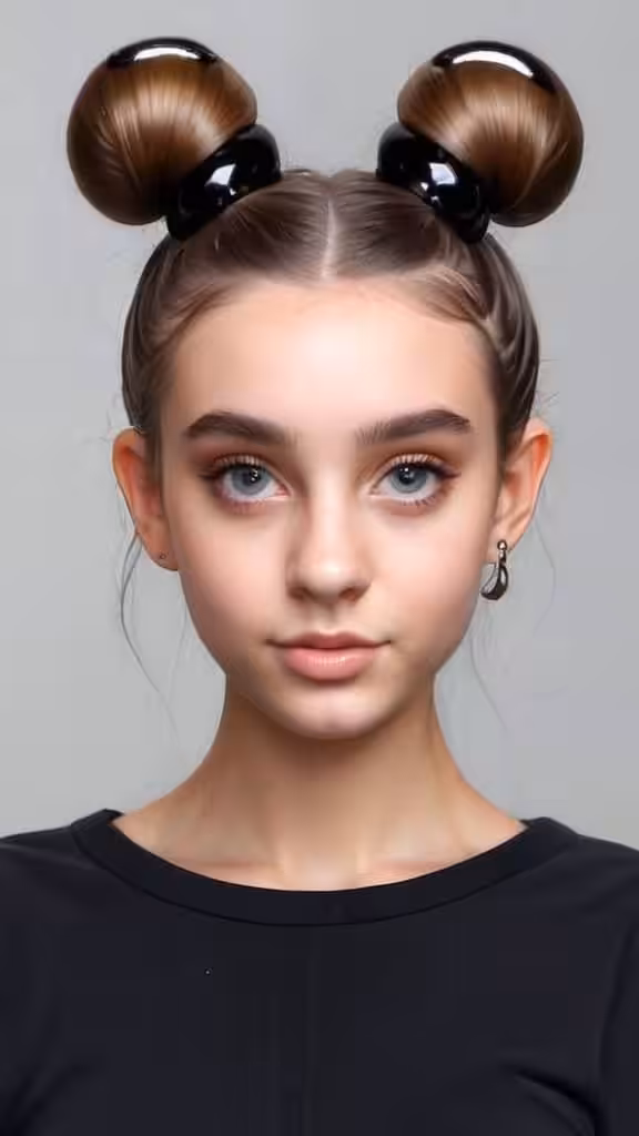 Glossy Space Buns