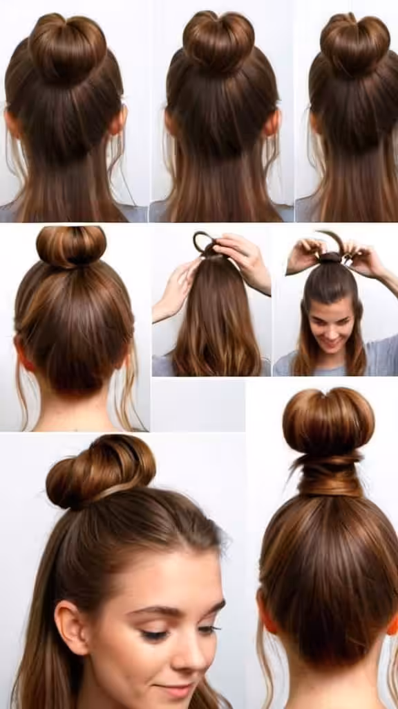 Half-Up Bun