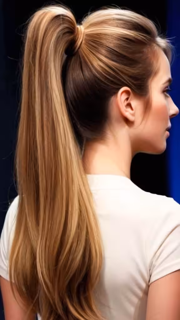 Half-Up High Ponytail