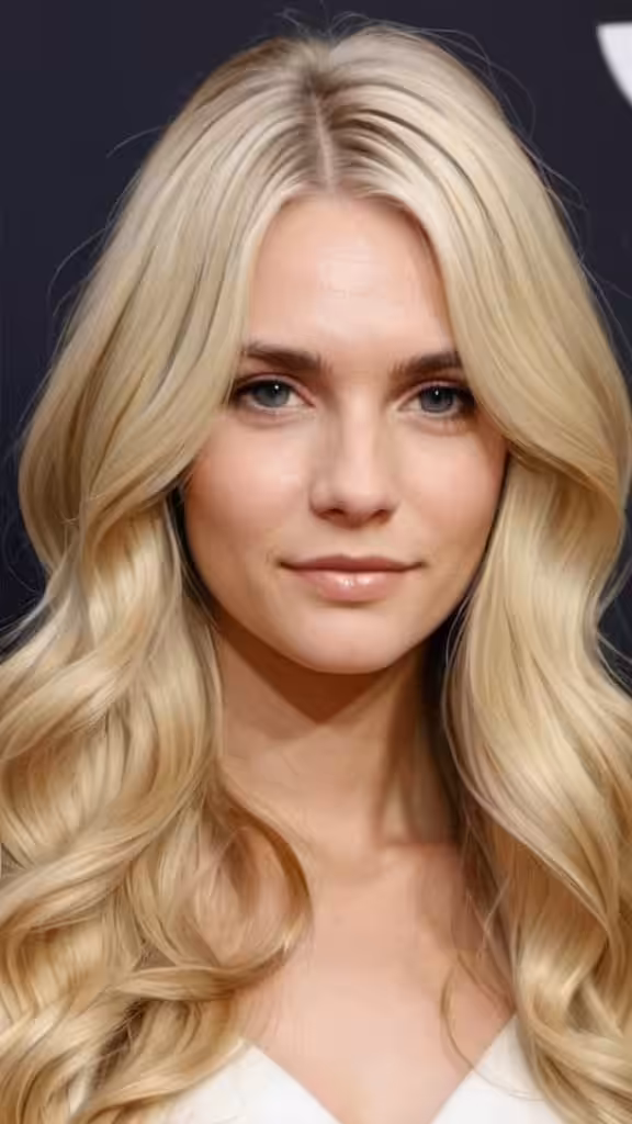 Light Blonde Waves