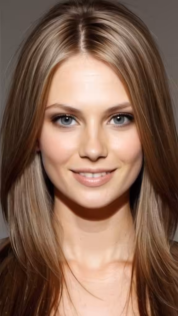 Long Hair With Face Framing Flicks