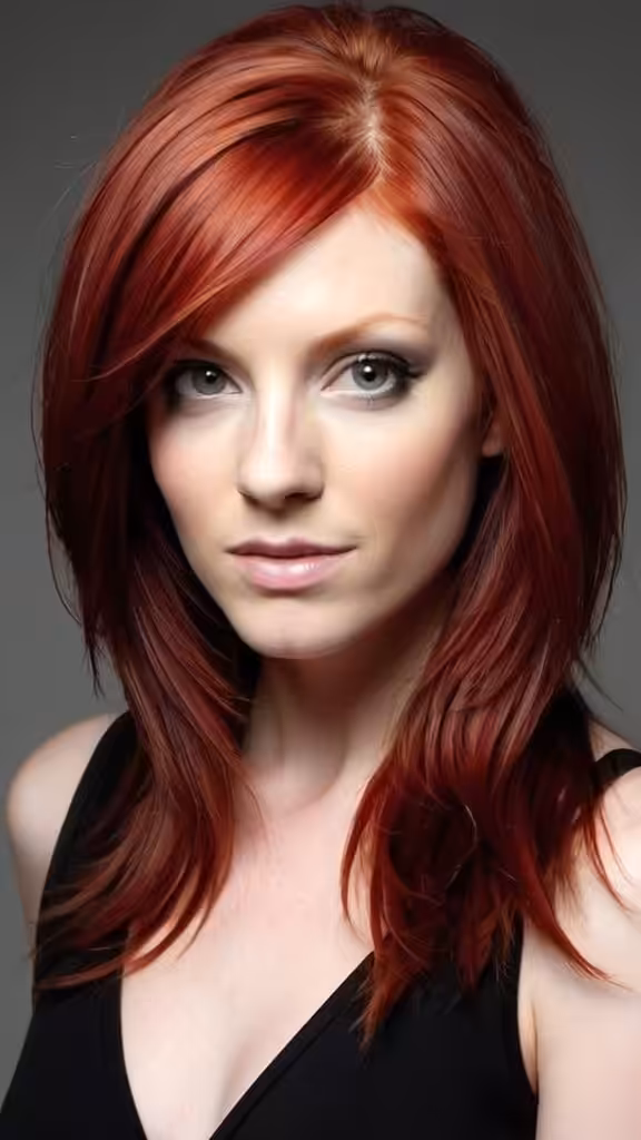 Long Layers For Red Hair