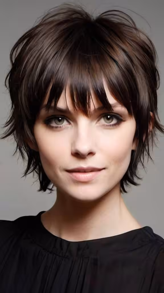 Long Pixie With Choppy Bangs