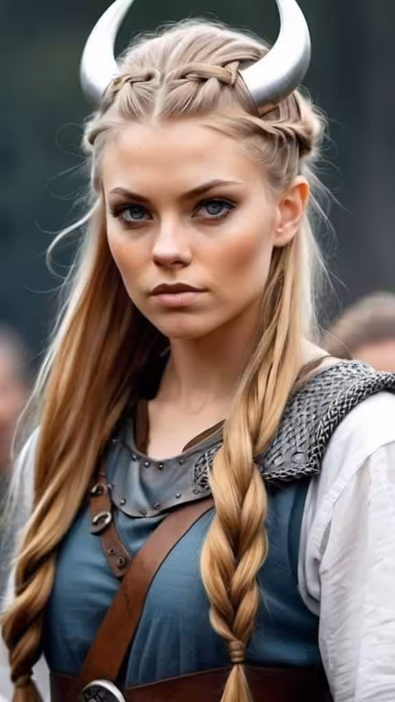 Long Viking Hairstyle