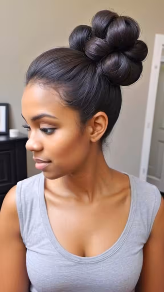 Low Bun Updo