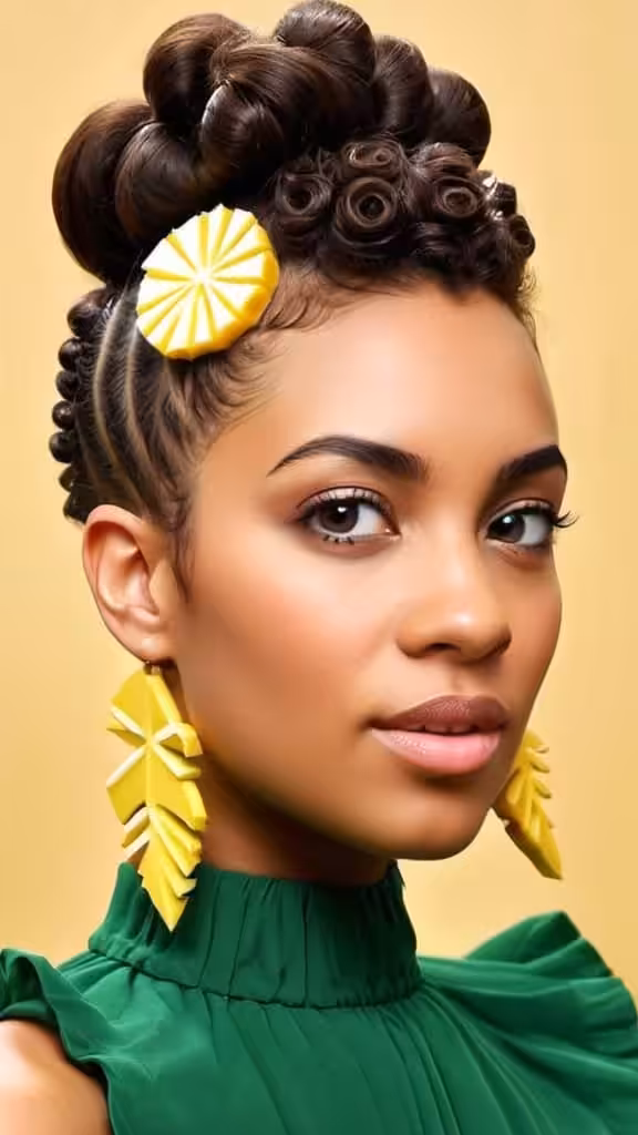 Pineapple Updo