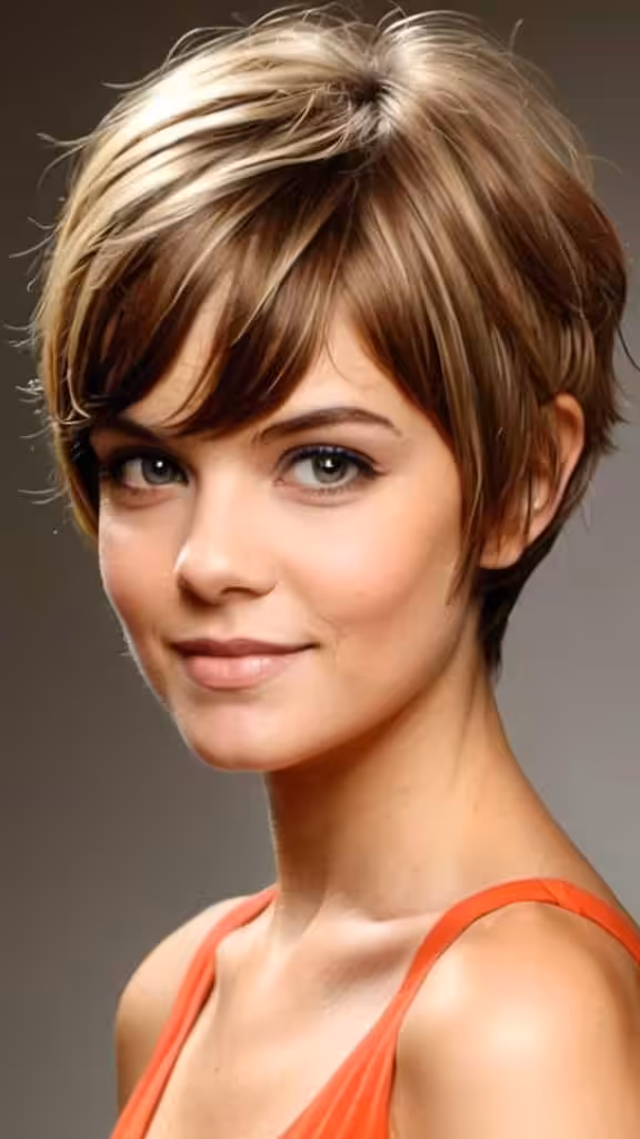 Pixie Bob with Bangs