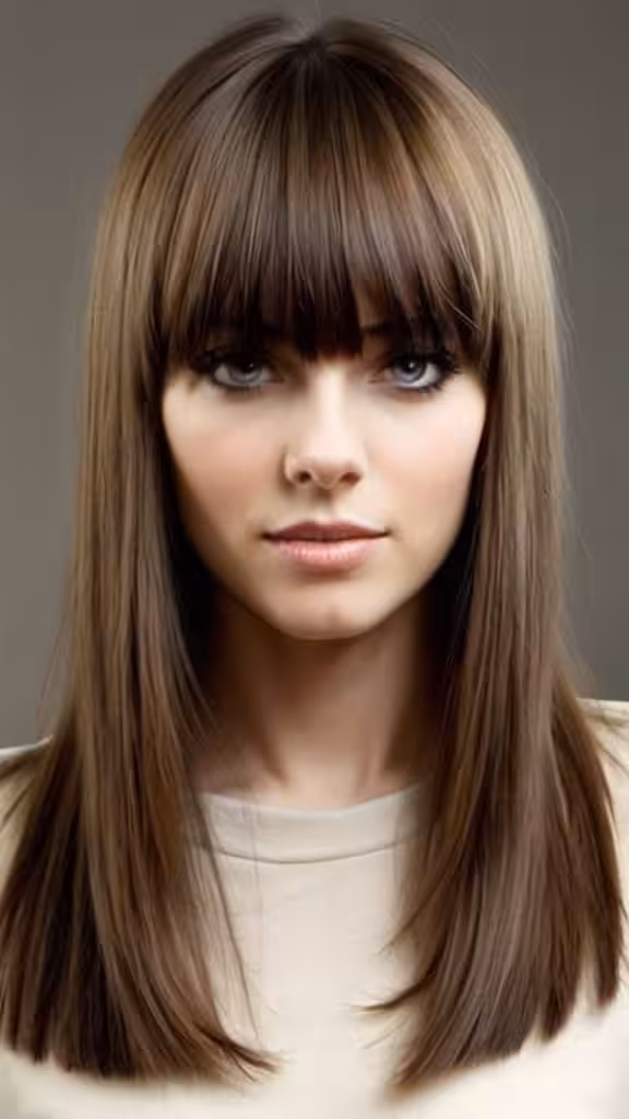 Point Cut and Blunt Bangs