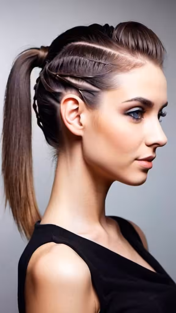 Ponytail with Undercut