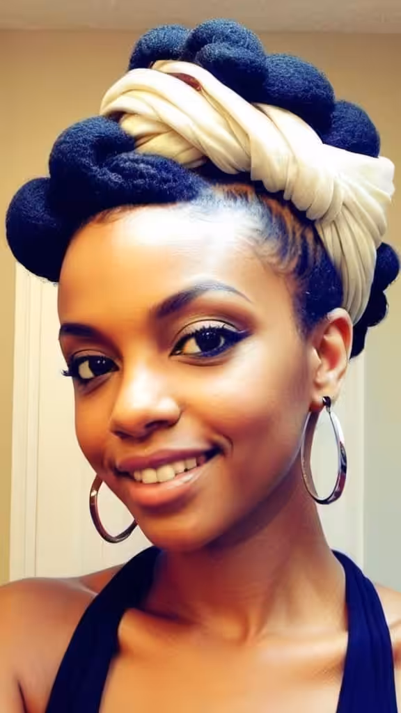 Scarf Updo