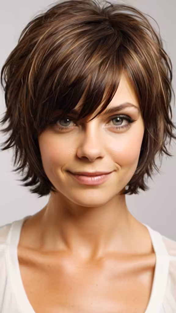 Shaggy Short Bob