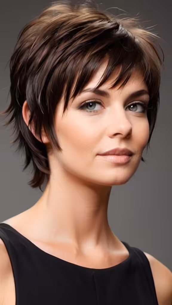 Short And Sleek Shag