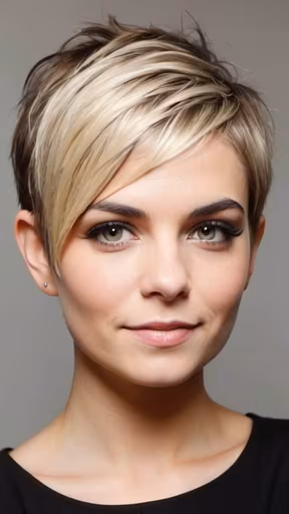 Short Asymmetrical Pixie