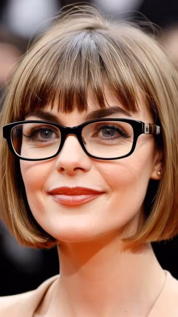 Short Blunt Bob with Bangs