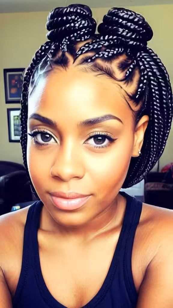 Short Box Braids