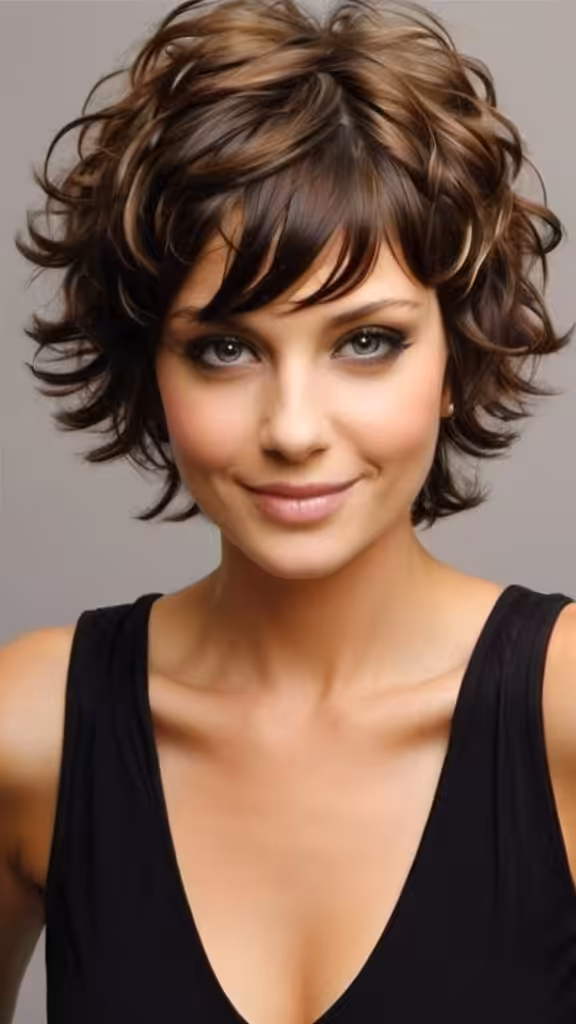 Short Curly Shag