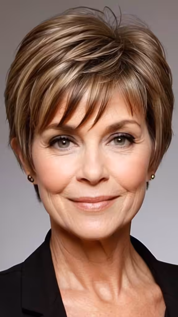 Short Cut with Side-Swept Fringe