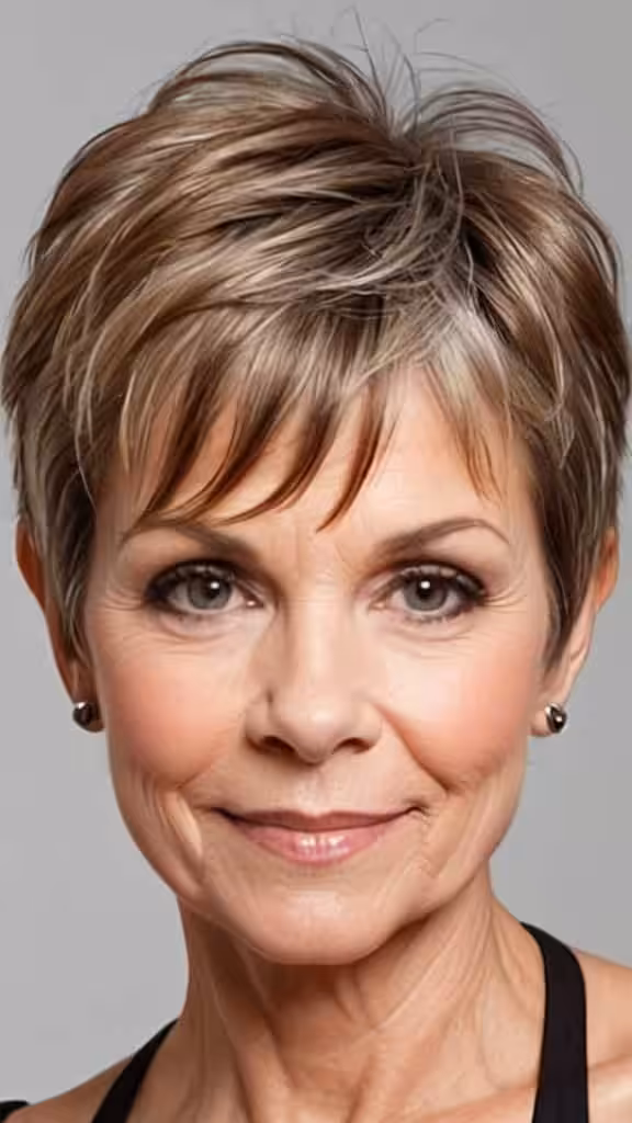 Short Pixie with Wispy Bangs