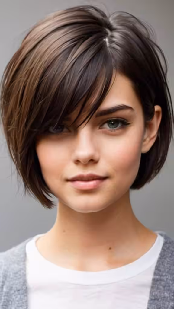 Side-Parted Bob