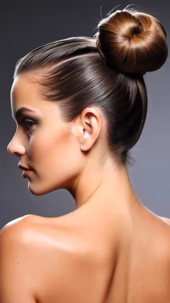 Slicked-Back Bun