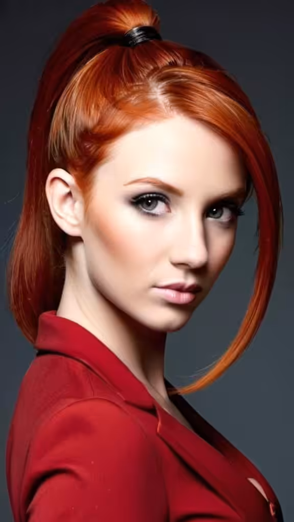 Stylish Chic Pony For Red Hair