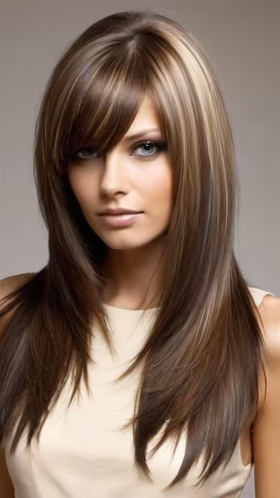 Swooped Feathered Layers