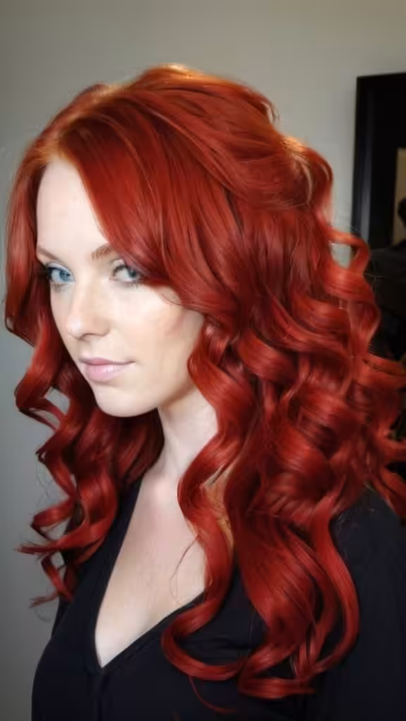 Thick Waves For Red Hair