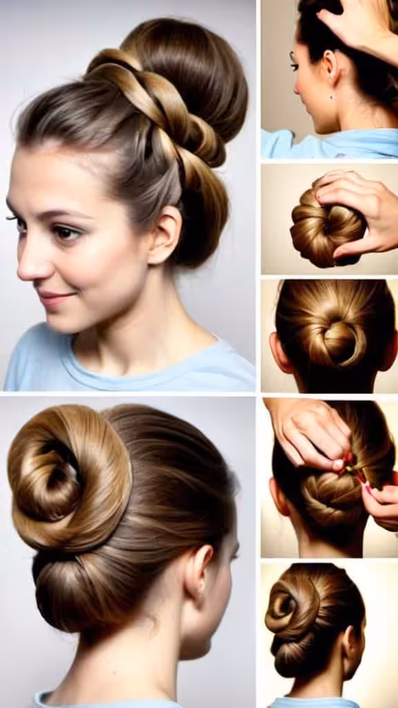 Twisted Banana Roll Bun