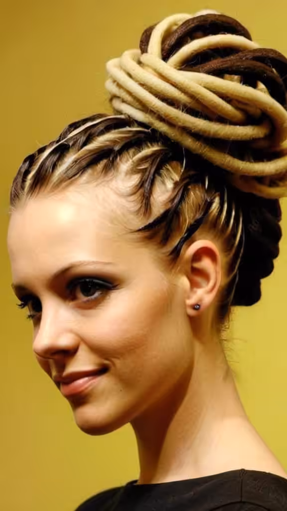 Updo with Dreadlocks