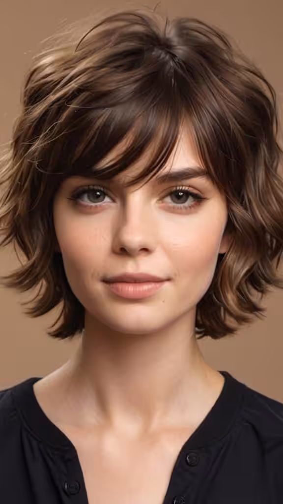 Wavy Shag Cut