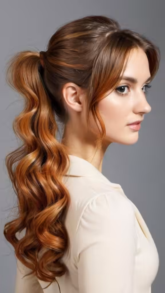 Wavy Side Pony