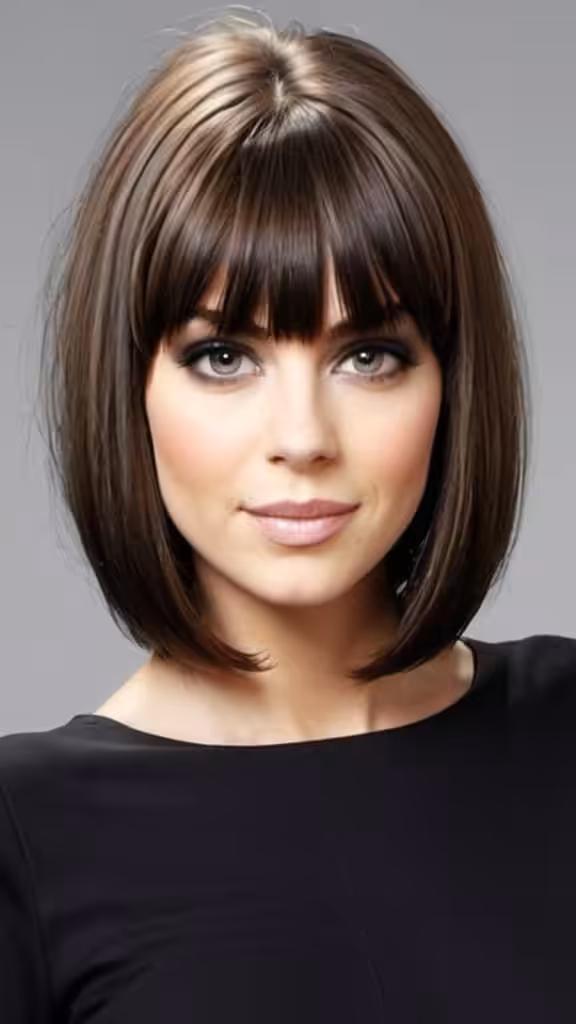 A-Line Bob with Bangs