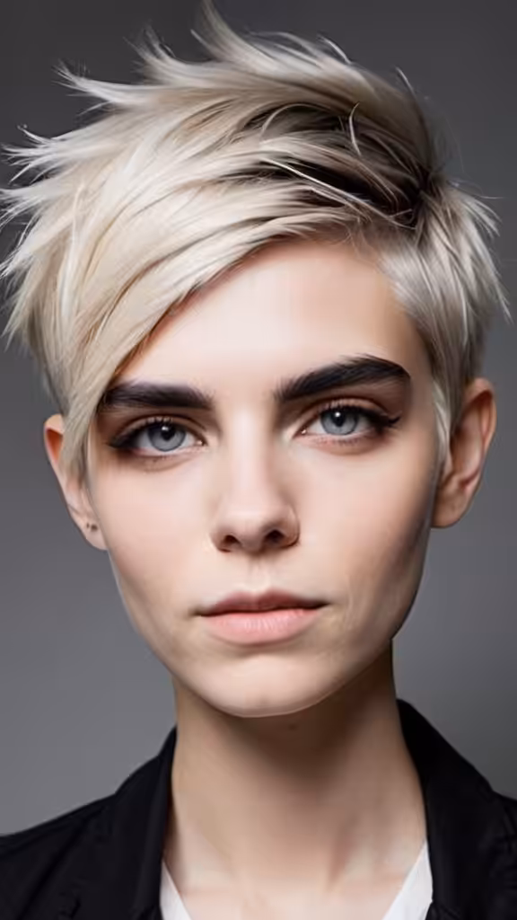 Asymmetrical Pixie Cut