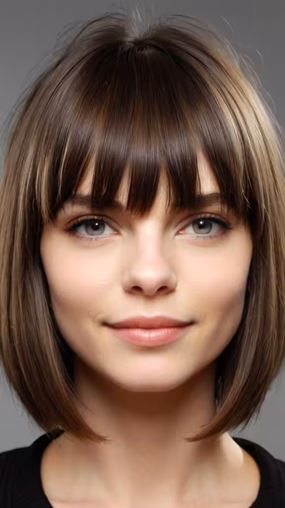 Blended Bangs