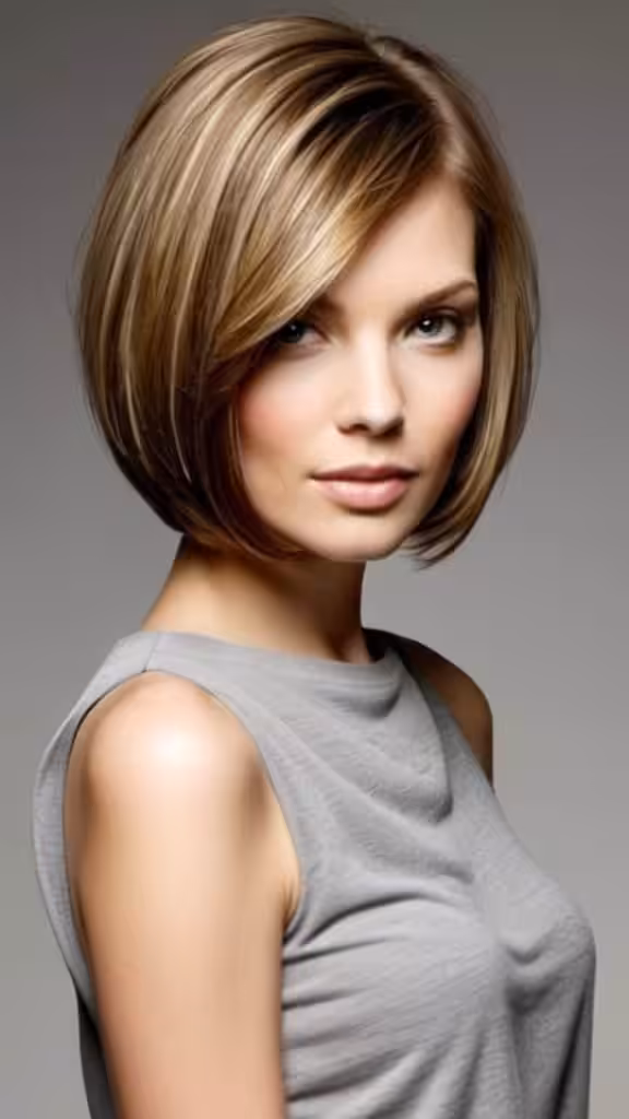 Blended Flipped Bob