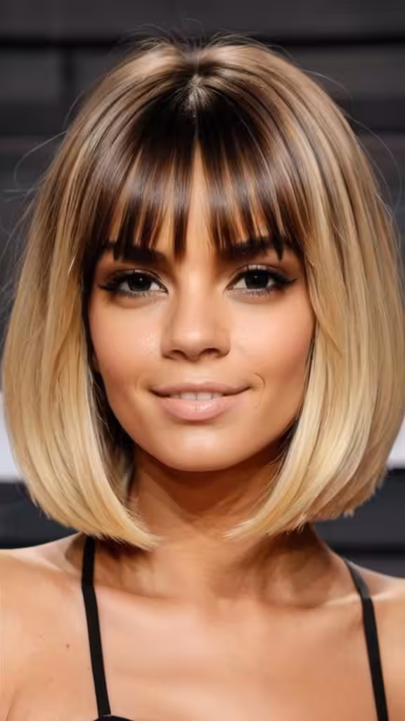 Blonde Ombre Bob