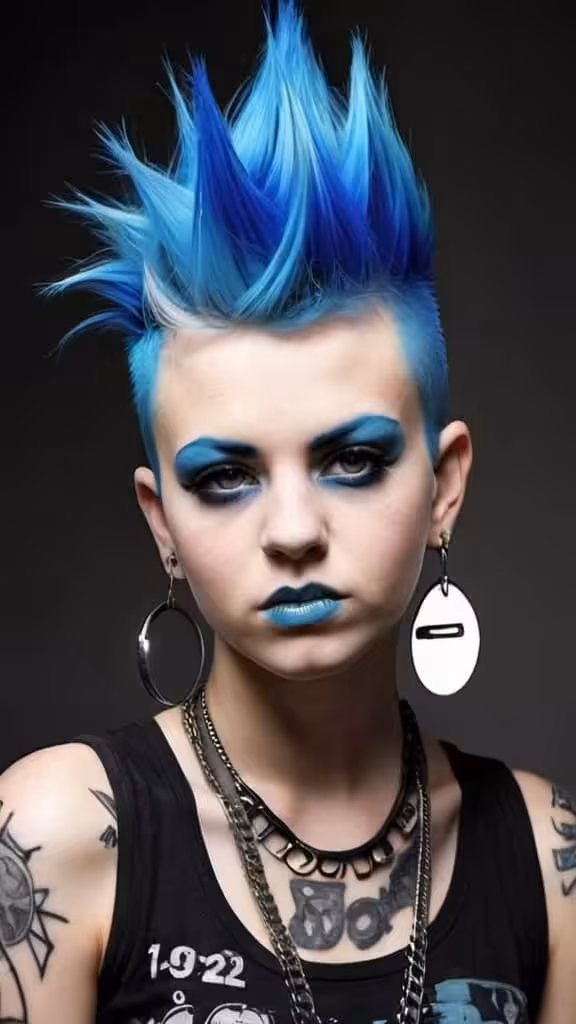 Blue Mohawk
