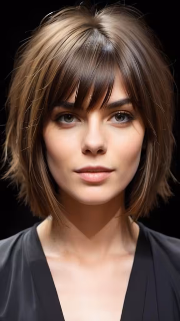 Blunt Ends With Soft Texture