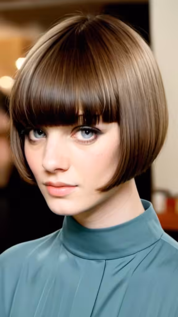 Bowl Cut Pageboy Style