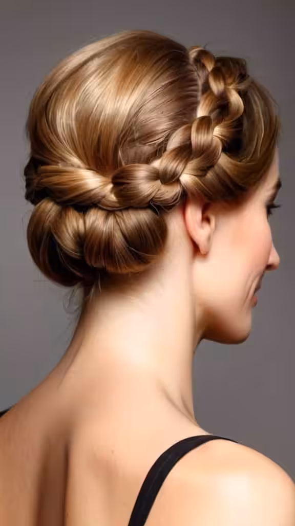 Braid And Tuck Updo