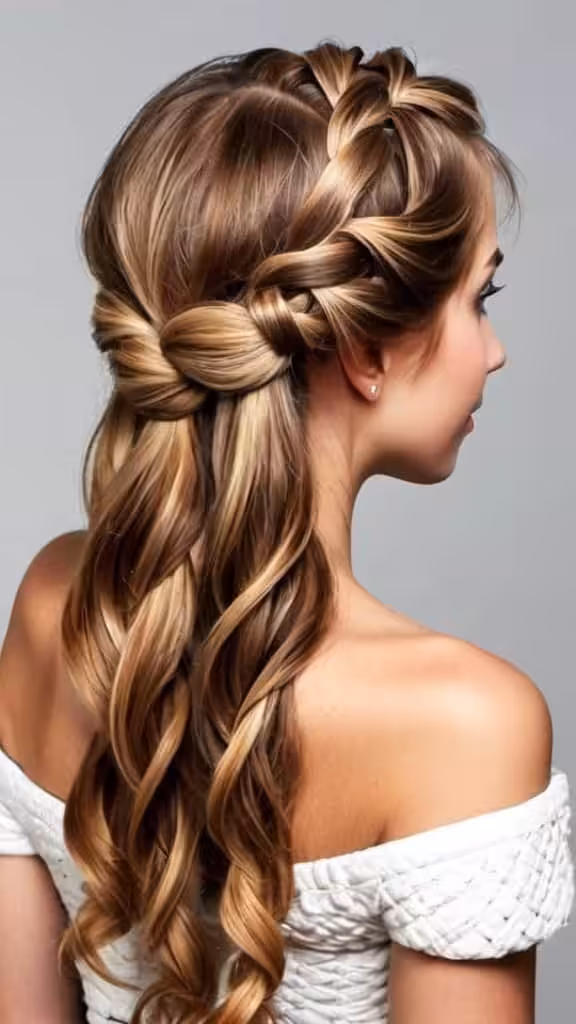 Braided Half Up Half Down