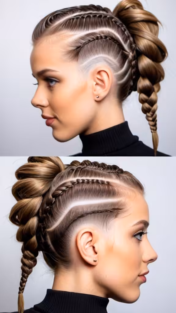 Braids with Micro Undercut