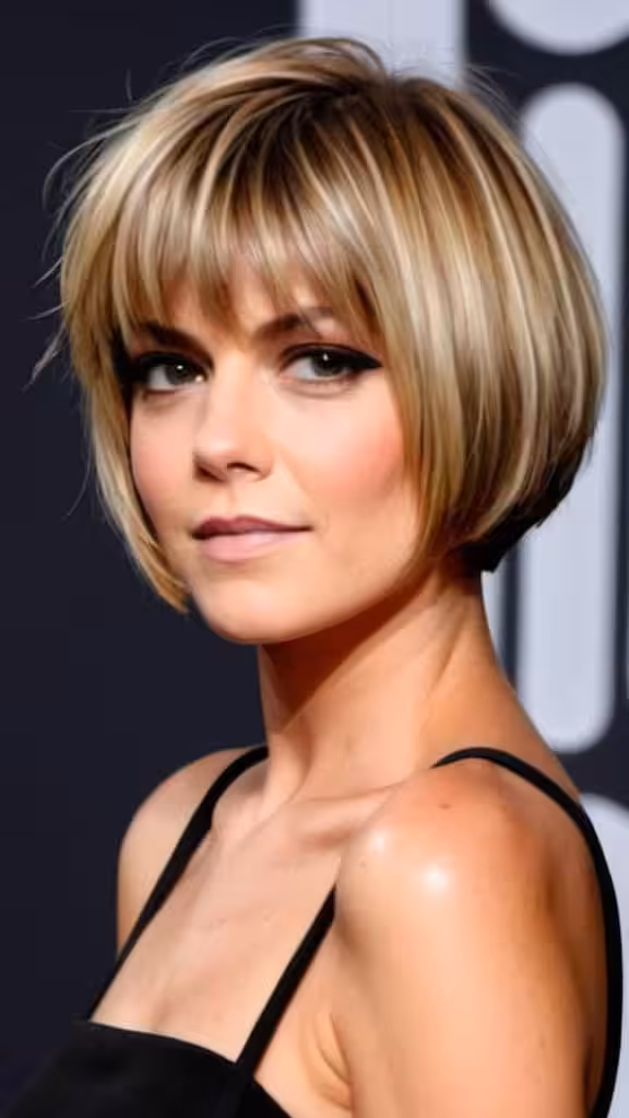 Buzzed Sided Short Bob