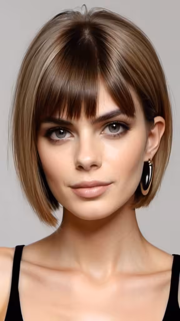 Chic Blunt Haircut