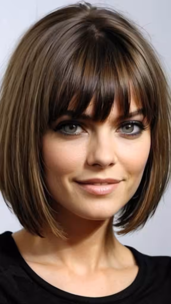 Choppy Bob with Bangs